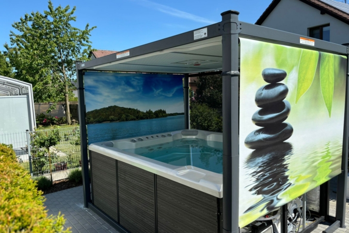 Zastřešení vířivky COVANA Evolution - Ostrava, 2024